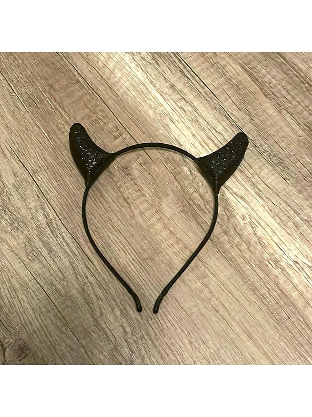 NWOT Black Sparkle Ears Headband